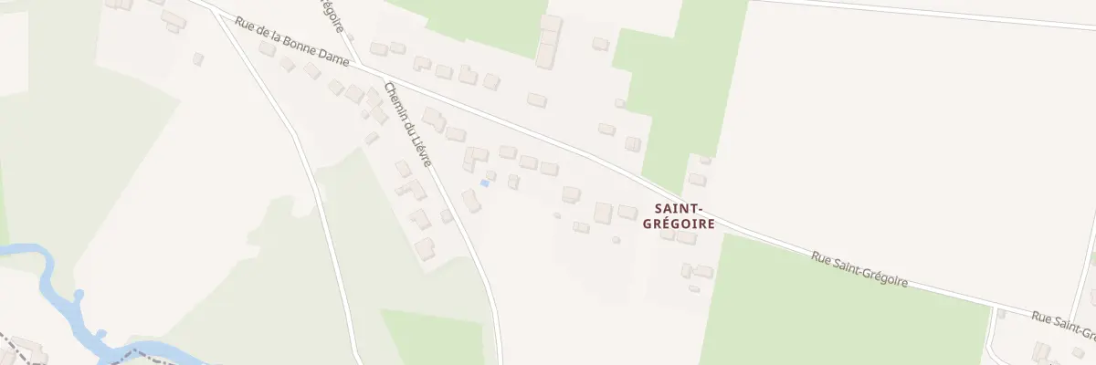 Plan du 8 Rue St Gregoire à Bondaroy
