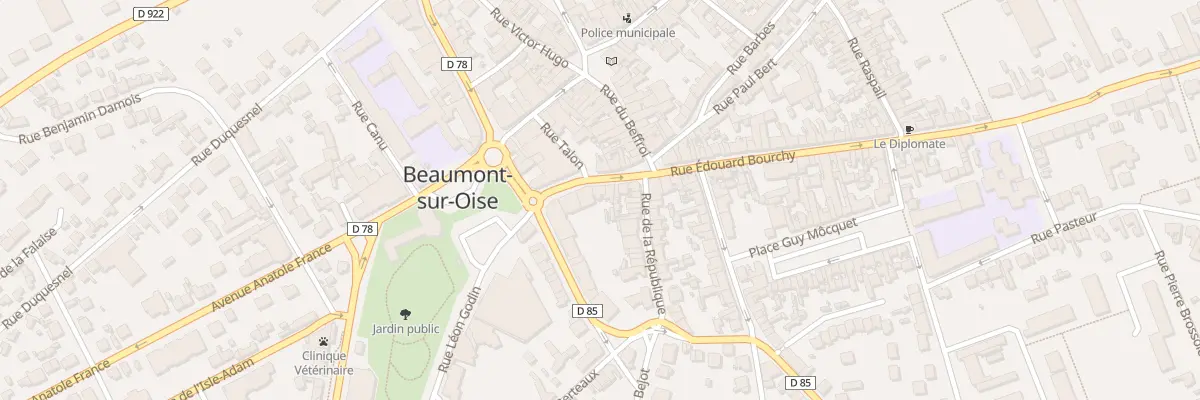 Plan du 8 Pl du Beffroi à Beaumont-sur-Oise