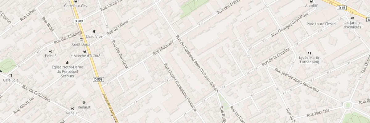 Plan du 37 Rue du R P Ch Gilbert à Asnières-sur-Seine