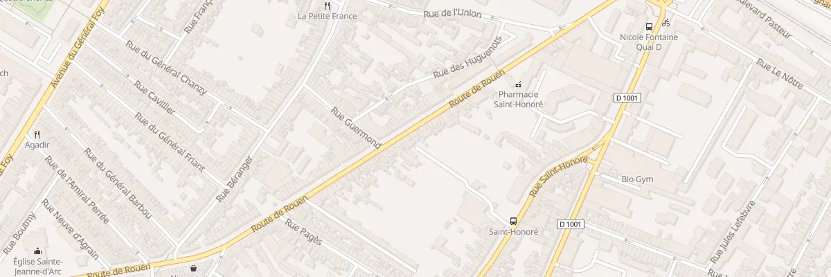 Plan du 97 Rue de Rouen à Amiens