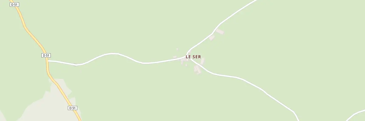 Plan du 7 Le Ser à Leynhac