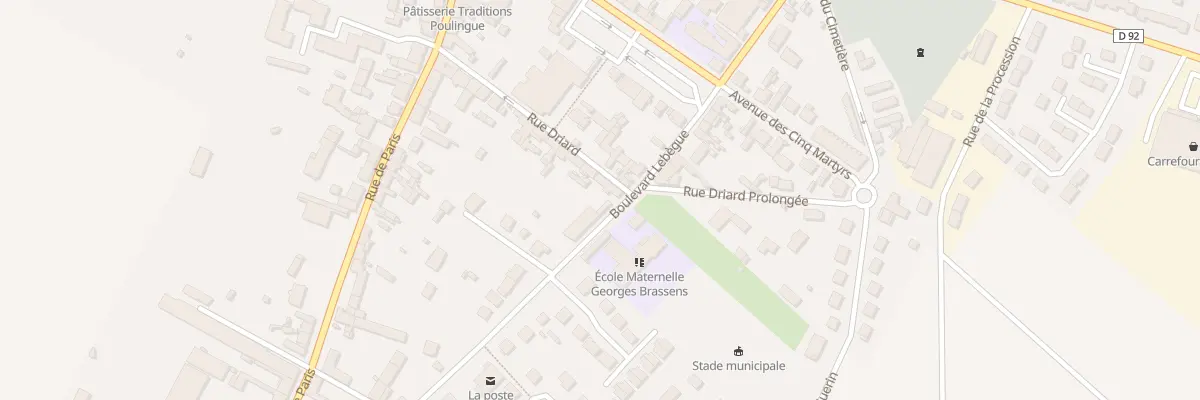 Plan du 18 Bd Lebègue à Neuilly-en-Thelle