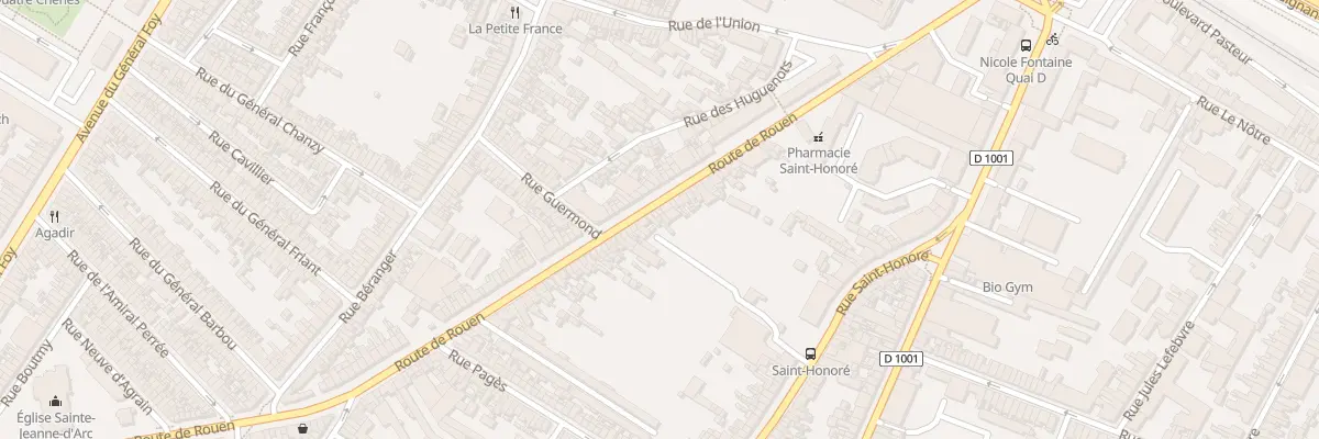 Plan du 95 Rue de Rouen à Amiens