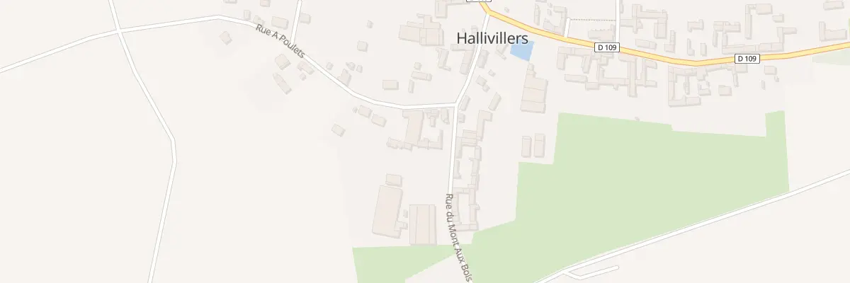 Plan du 3 Rue A Poulet à Hallivillers