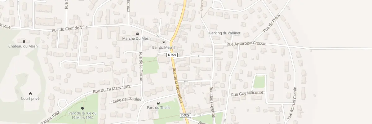 Plan du 82 Rue de la Libération au Mesnil-en-Thelle