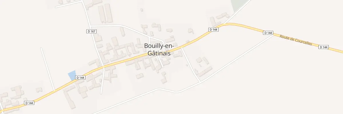 Plan du 18 Rte de Courcelles à Bouilly-en-Gâtinais