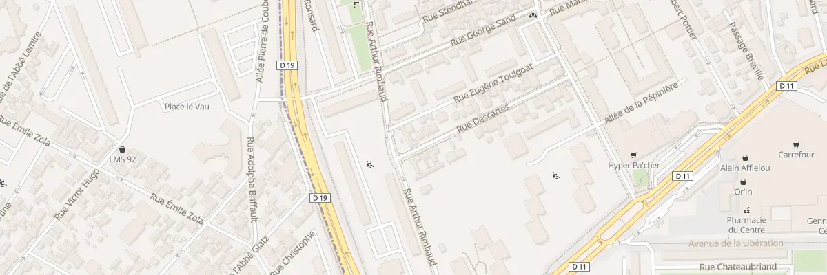 Plan du 42 Rue Descartes à Gennevilliers