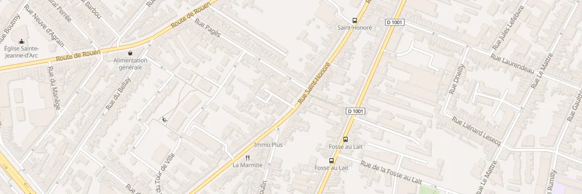 Plan du 130 Rue Saint-Honoré à Amiens