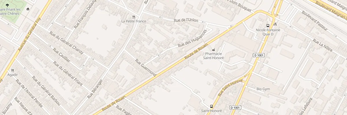 Plan du 88 Rue de Rouen à Amiens