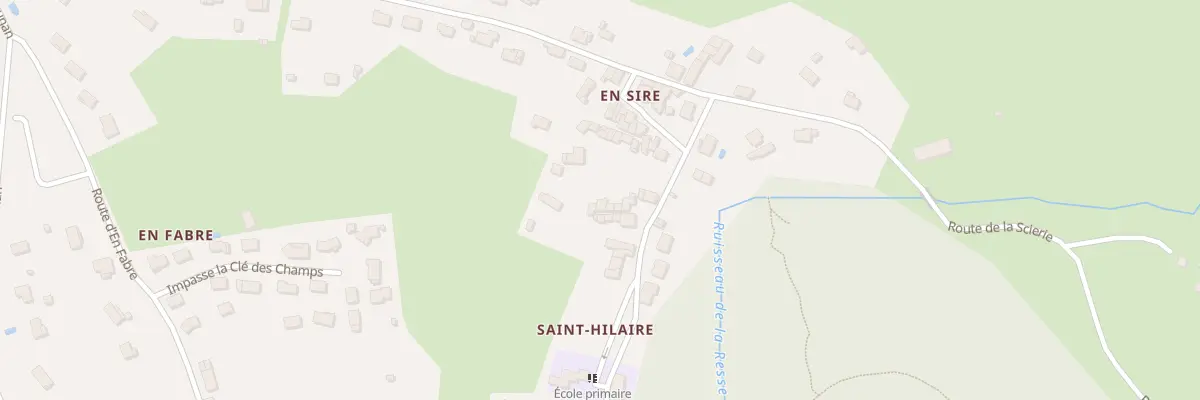 Plan du 110 Rte de Saint-Hilaire à Labruguière