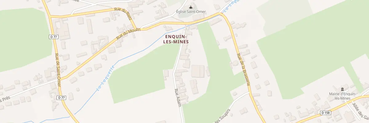 Plan du 16 Rue Adam à Enquin-lez-Guinegatte