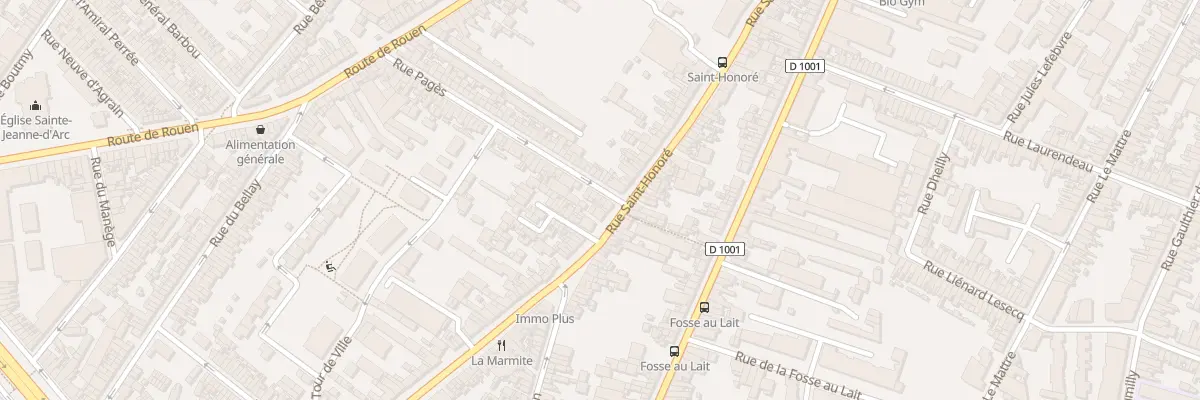 Plan du 86 Rue Pagès à Amiens
