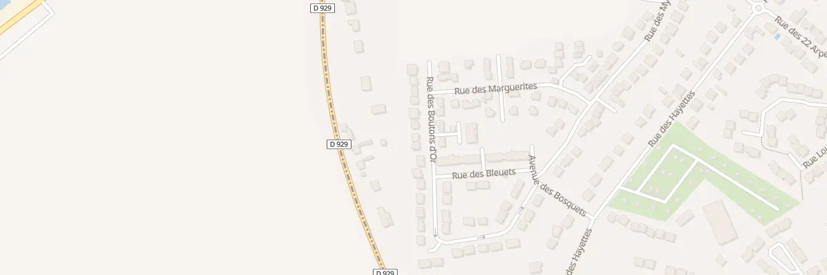 Plan du 5 Rue des Boutons d’Or à Bernes-sur-Oise
