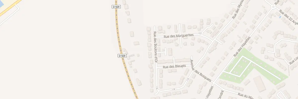 Plan du 7 Rue des Boutons d’Or à Bernes-sur-Oise