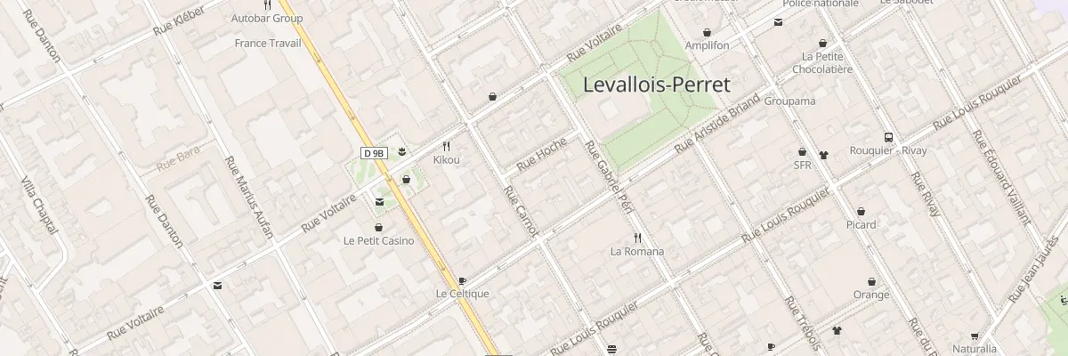 Plan du 4 Rue Hoche à Levallois-Perret