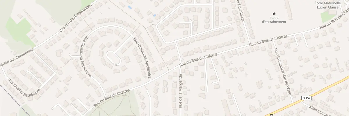 Plan du 196 Rue du Bois de Châtres à Brétigny-sur-Orge