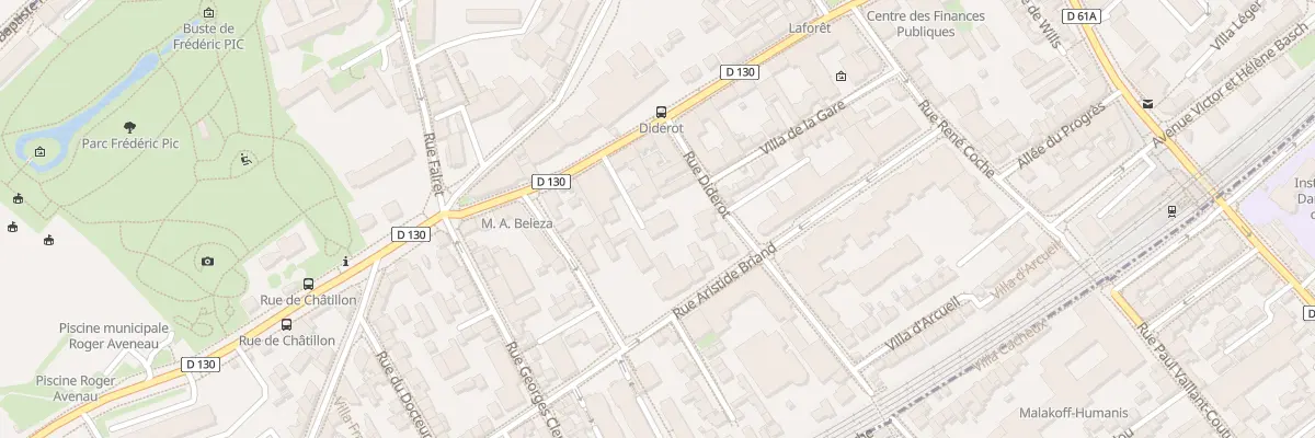 Plan du 20B Rue Raymond Marcheron à Vanves