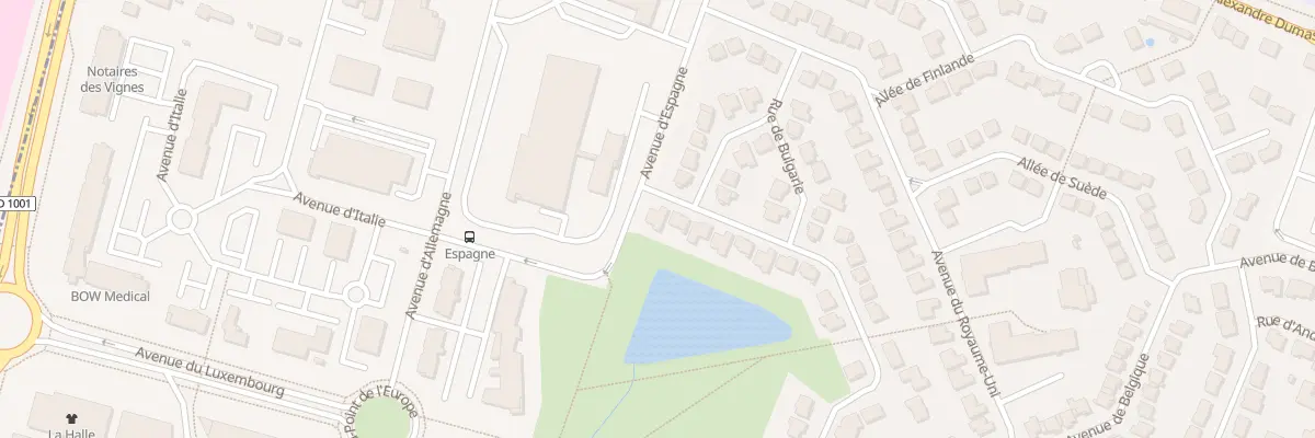 Plan du 2 Rue de Pologne à Amiens