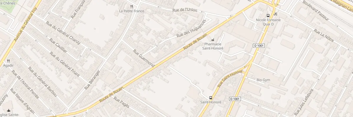 Plan du 85 Rue de Rouen à Amiens