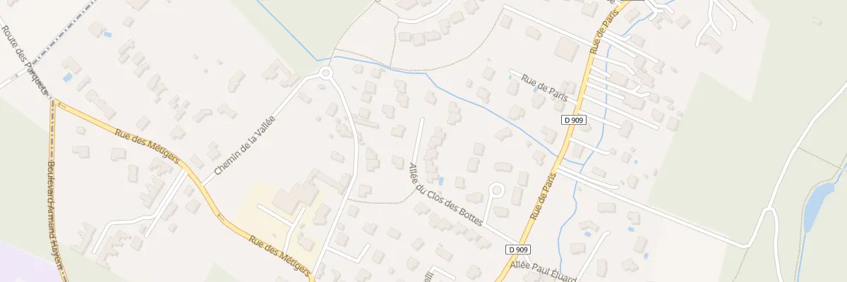 Plan du 72 Rue des Rosiers à Montlignon