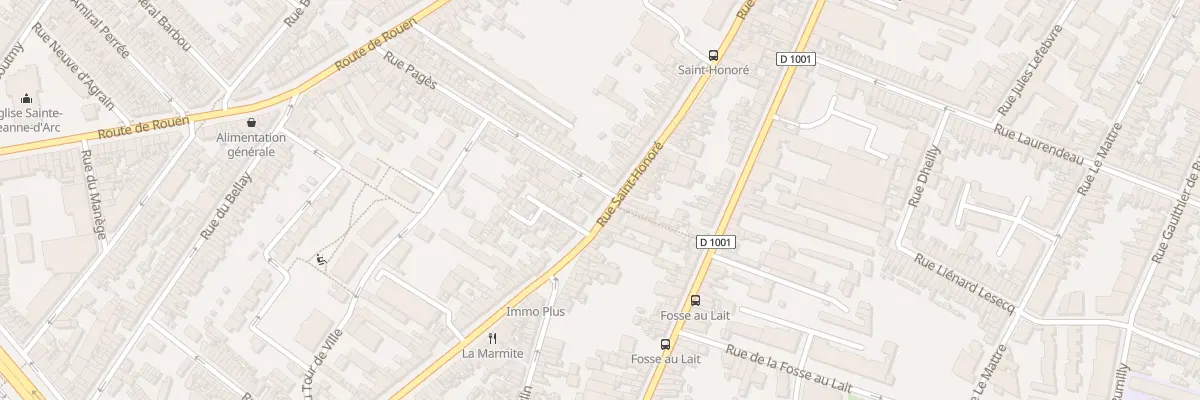 Plan du 120 Rue Saint-Honoré à Amiens