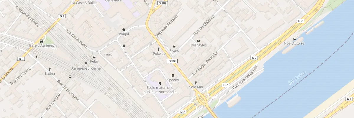 Plan du 2 Rue du Château à Asnières-sur-Seine