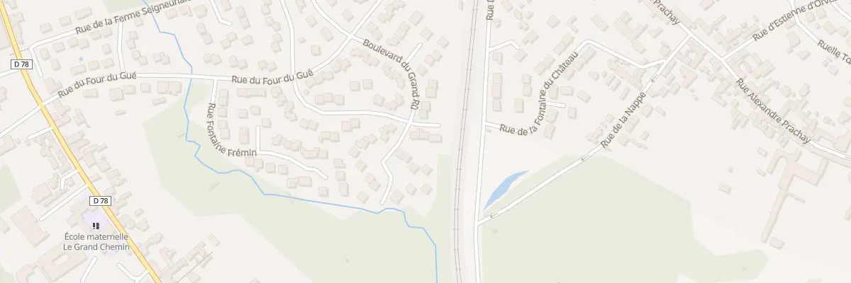Plan du 24 Rue de la Grande Prairie à Presles