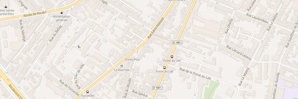 Plan du 133 Rue Saint-Honoré à Amiens