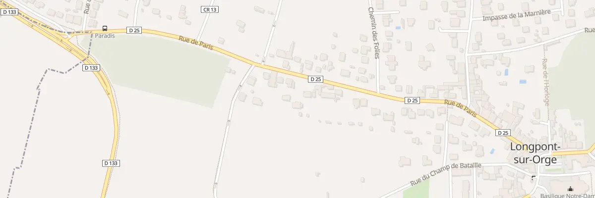 Plan du 55 Rue de Paris à Longpont-sur-Orge