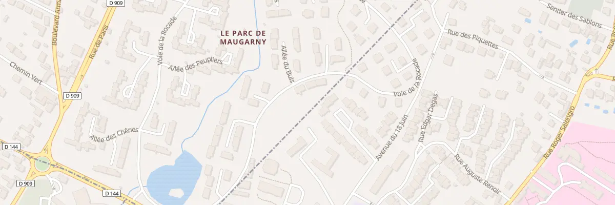 Plan du 123 Le Parc de Maugarny à Montlignon