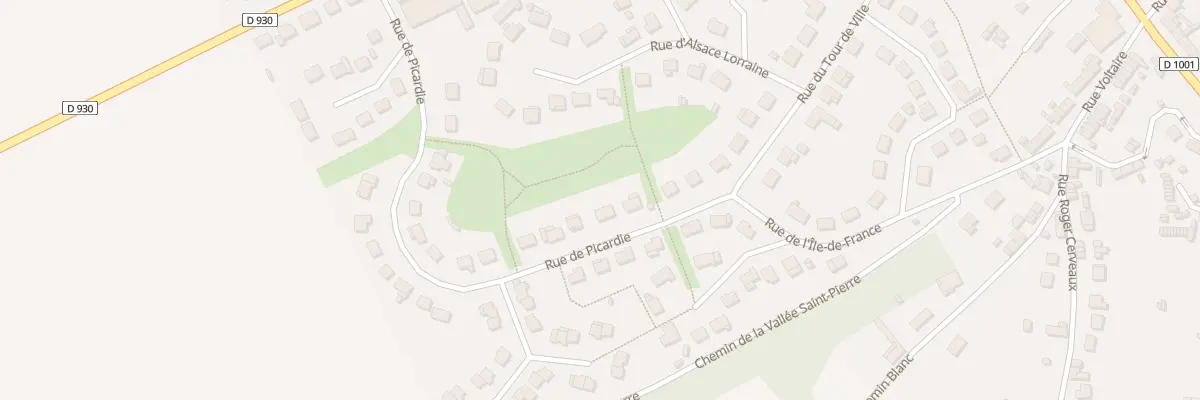 Plan du 8 Rue de Picardie à Breteuil