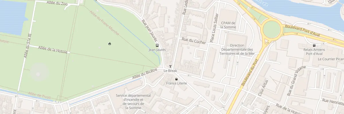 Plan du 5 Rue Ledieu à Amiens