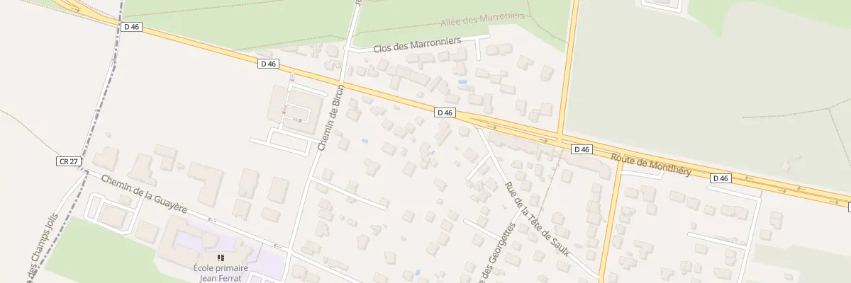 Plan du 27 Rte de Montlhery à Longpont-sur-Orge