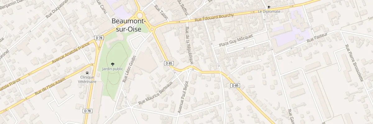 Plan du 24T Rue de la République à Beaumont-sur-Oise