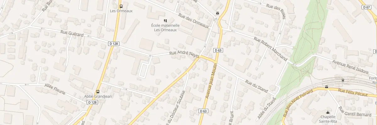 Plan du 20 Rue la Fontaine à Fontenay-aux-Roses