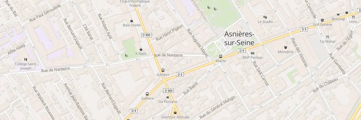 Plan du 70 Rue de Nanterre à Asnières-sur-Seine