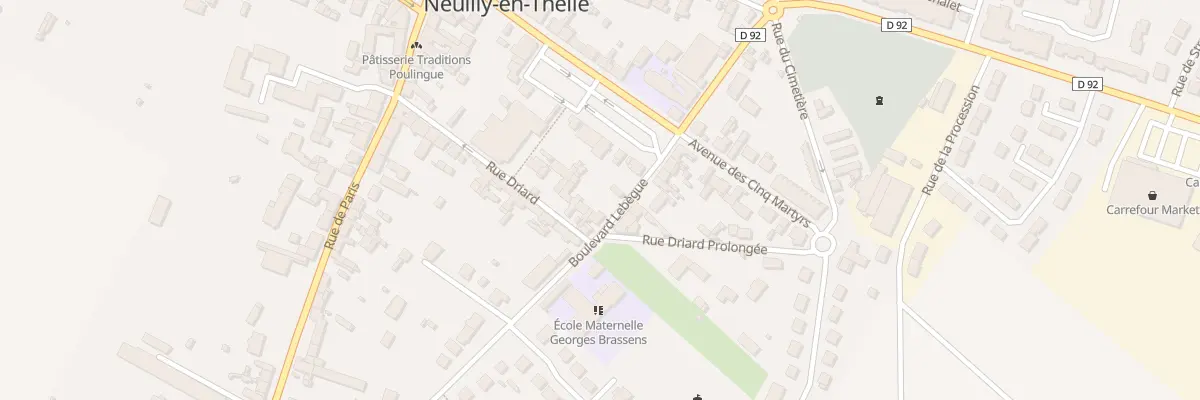 Plan du 21 Rue Driard à Neuilly-en-Thelle