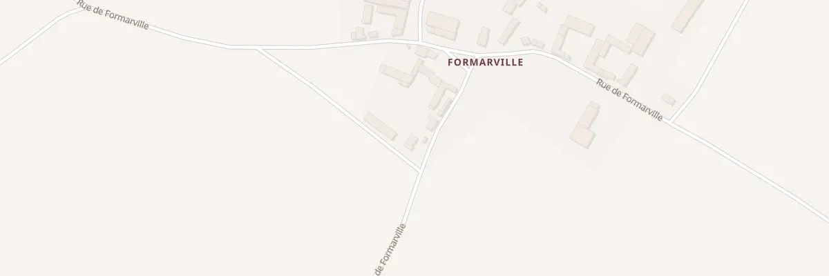Plan du 1B Formarville à Césarville-Dossainville