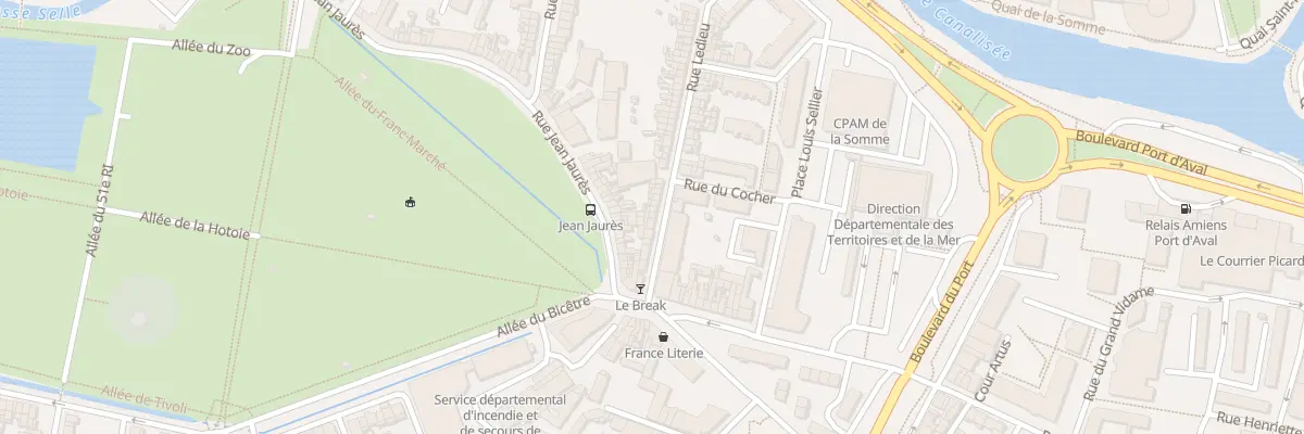 Plan du 11 Rue Ledieu à Amiens
