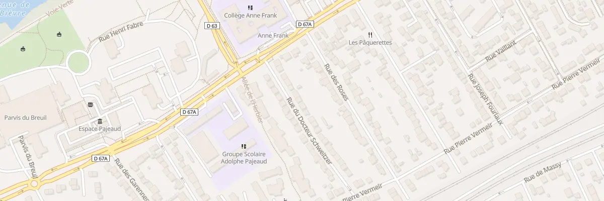 Plan du 13 Rue du Docteur Schweitzer à Antony
