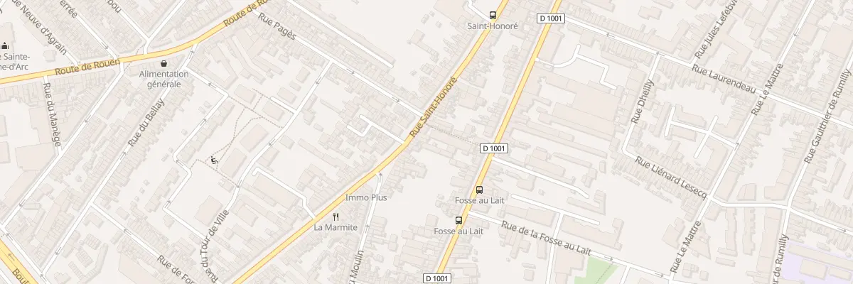 Plan du 119 Rue Saint-Honoré à Amiens