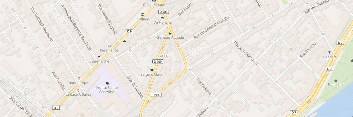 Plan du 29 Rue Galliéni à Asnières-sur-Seine