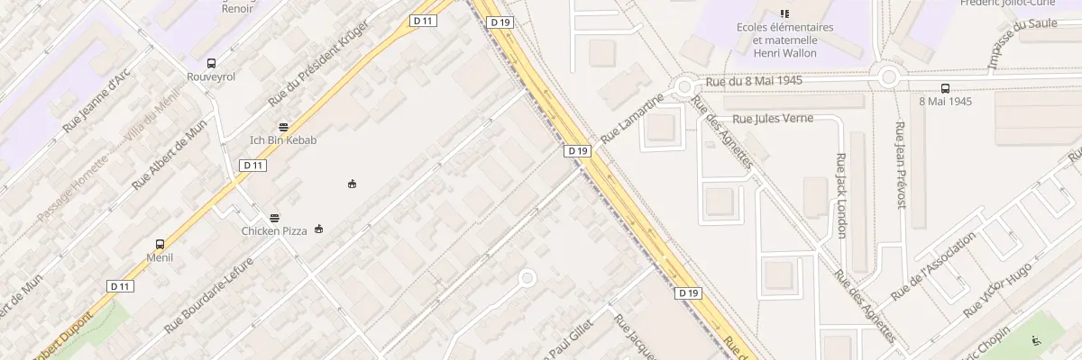 Plan du 3 Rue du Fossé de l’Aumône à Asnières-sur-Seine