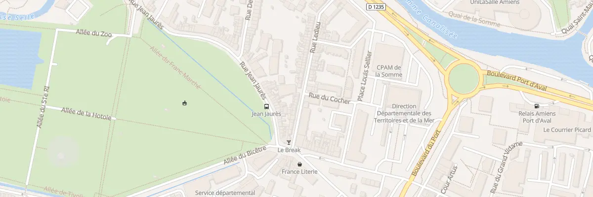 Plan du 19 Rue Ledieu à Amiens