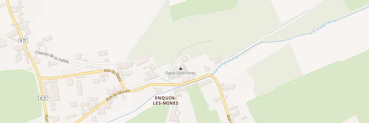 Plan du 9 Rue de l’Eglise à Enquin-lez-Guinegatte