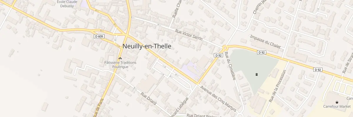 Plan du 17 Av des Cinq Martyrs à Neuilly-en-Thelle