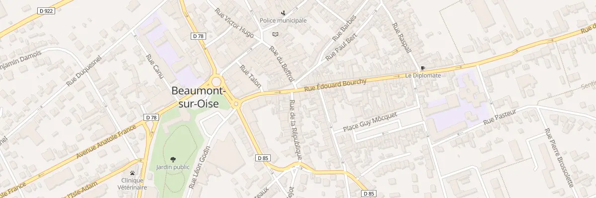 Plan du 3 Pl du Beffroi à Beaumont-sur-Oise