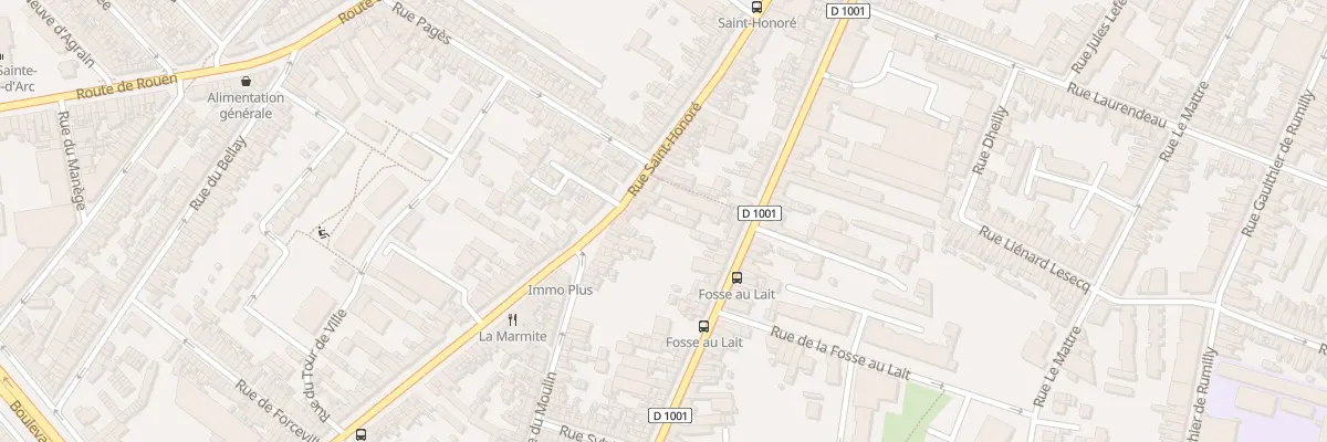 Plan du 127 Rue Saint-Honoré à Amiens
