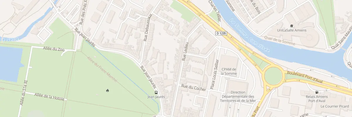 Plan du 51 Rue Ledieu à Amiens