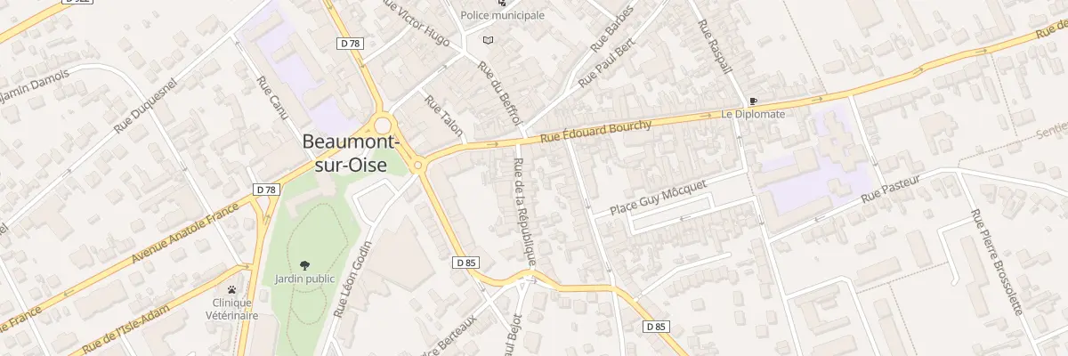 Plan du 3 Rue de la République à Beaumont-sur-Oise